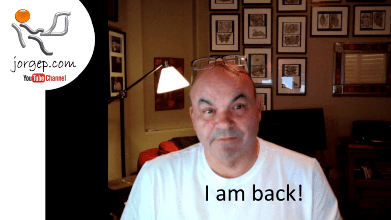 JORGEP038: I am back (the last 12 months)