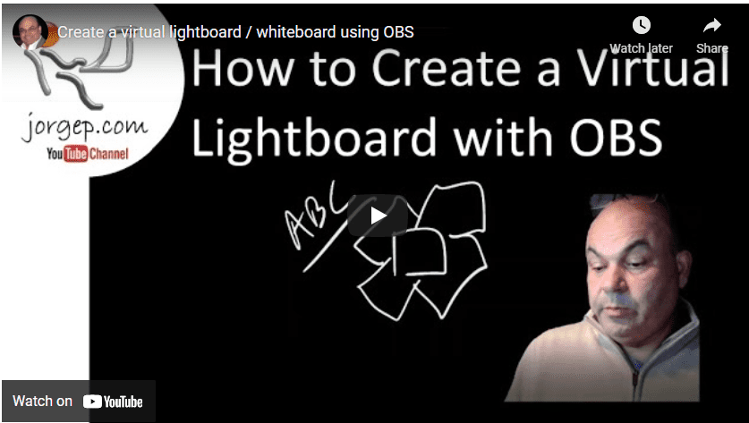 Who needs a whiteboard when you can build a 'lightboard'? - The