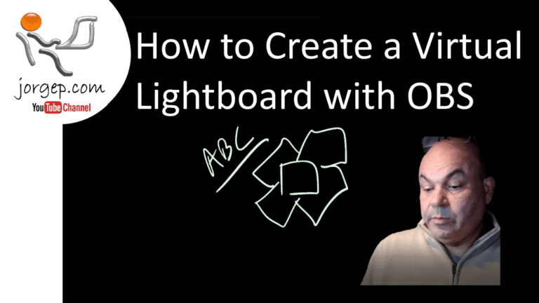 Creating a Virtual Lightboard with OBS