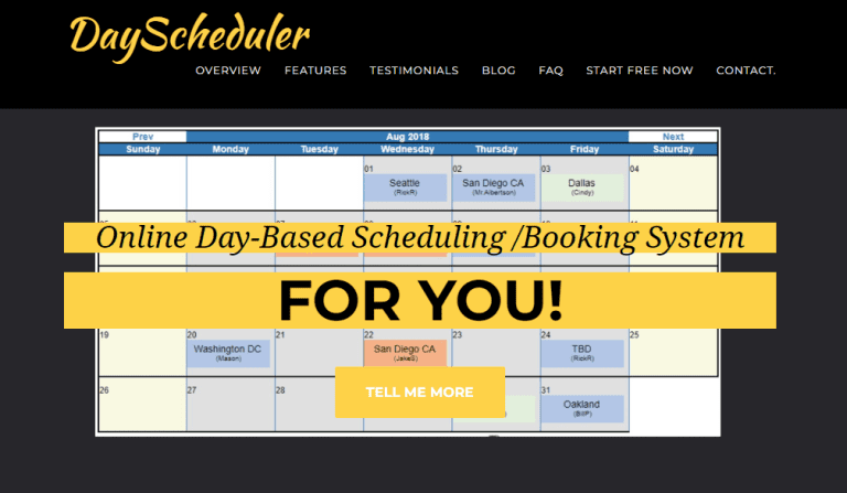 New Site Launched: DayScheduler.com