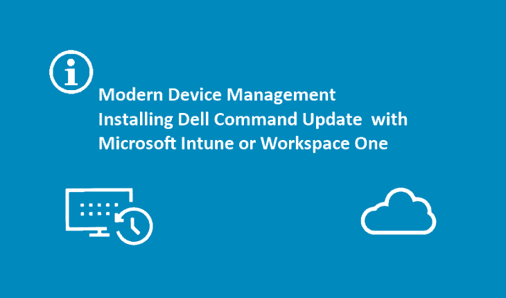 Dell Command Update and MDM