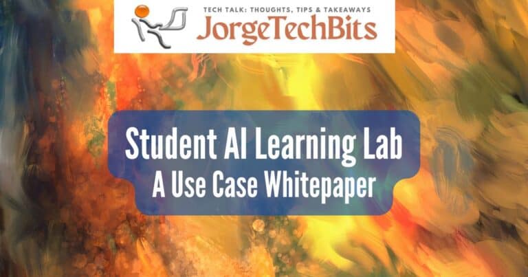 Use Case: Student Lab for AI Learning