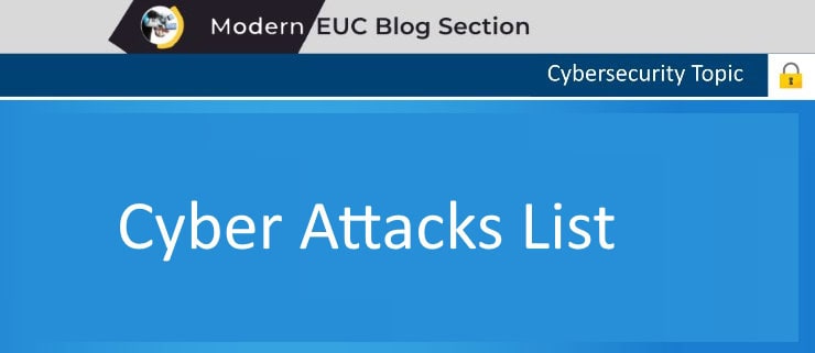List of Cyberattacks