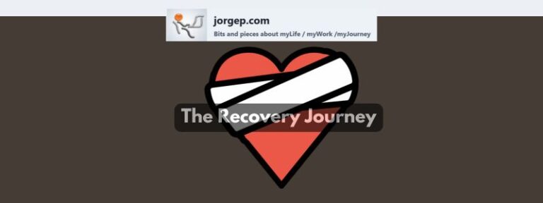 On the Recovery Journey- The first 3 weeks