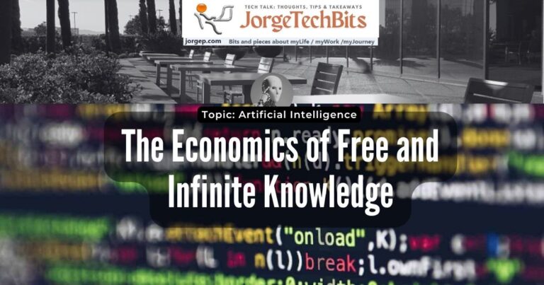 The Economics of Free and Infinite Knowledge