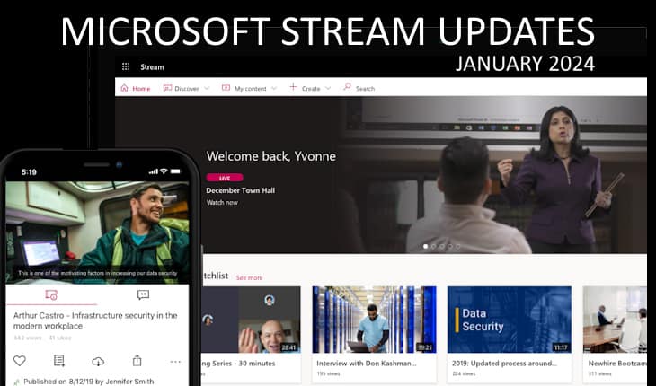 Microsoft Stream January 2024 – Updates Changes
