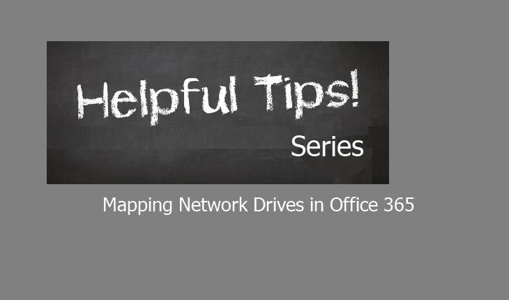 Map a Network Drive in Office 365