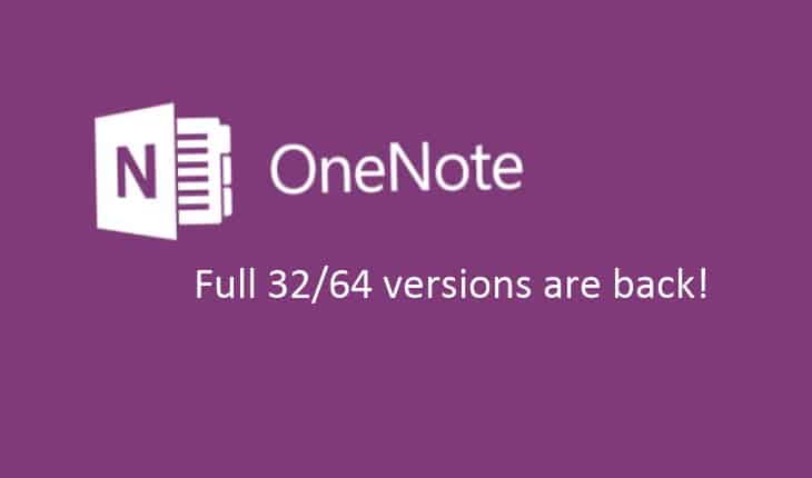 Microsoft OneNote Returns