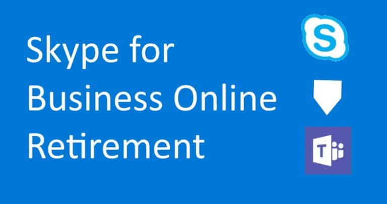 Microsoft Skype for Business Online to be retired