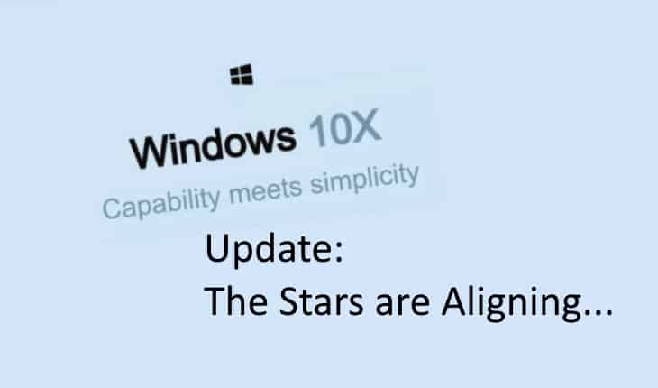 Windows 10X Update